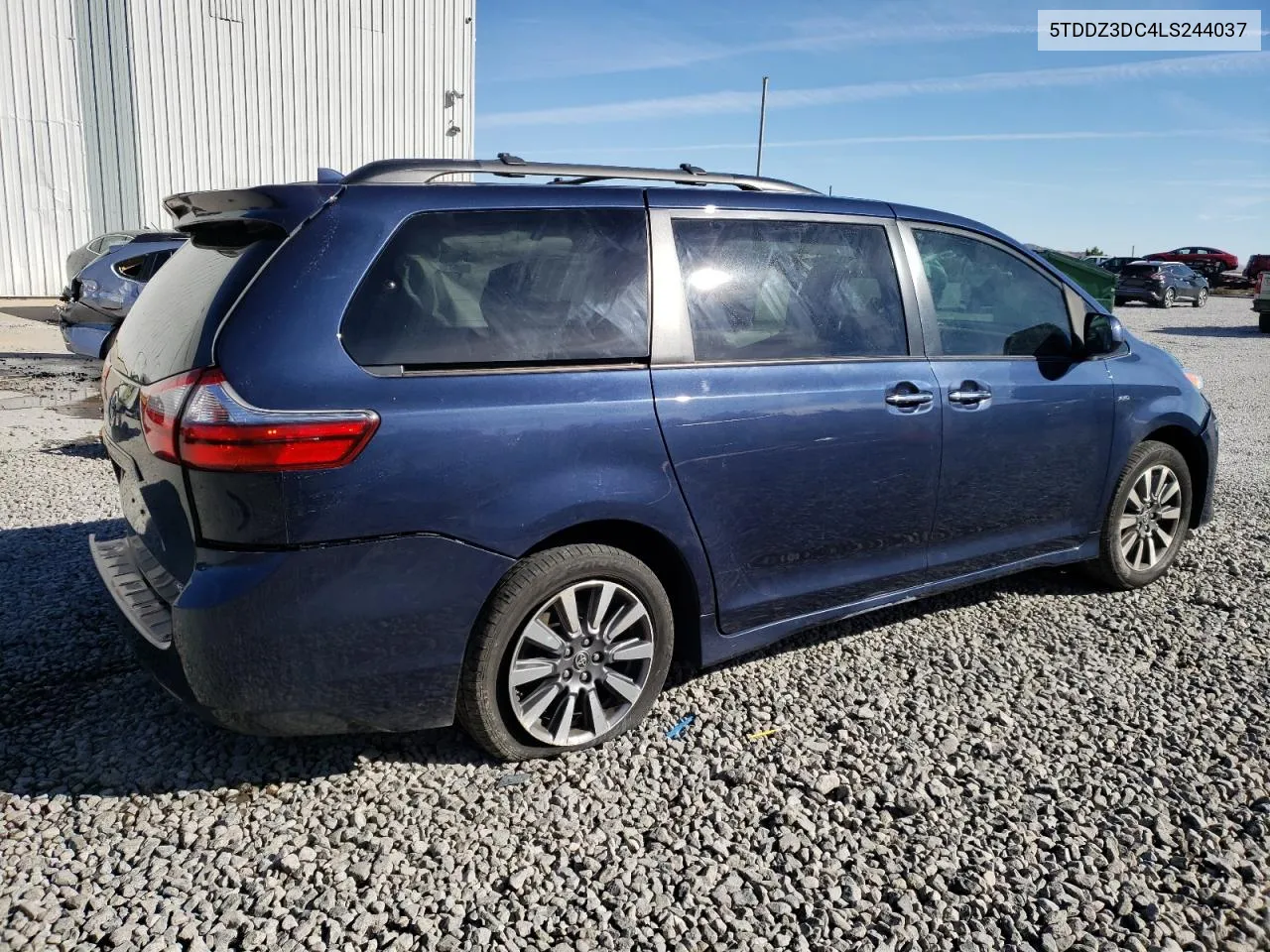 2020 Toyota Sienna Xle VIN: 5TDDZ3DC4LS244037 Lot: 79506594