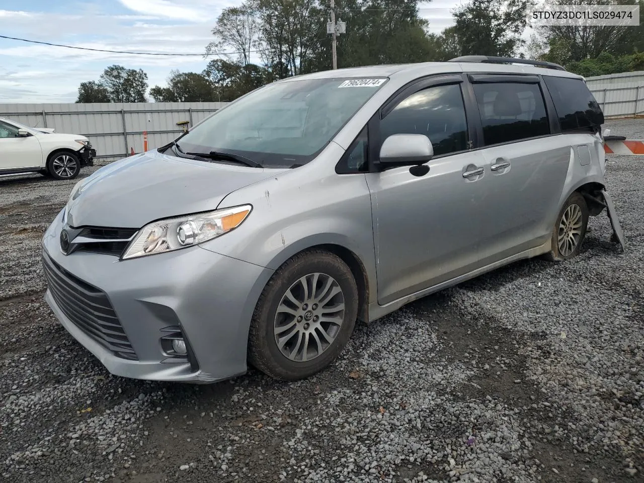 2020 Toyota Sienna Xle VIN: 5TDYZ3DC1LS029474 Lot: 79620474