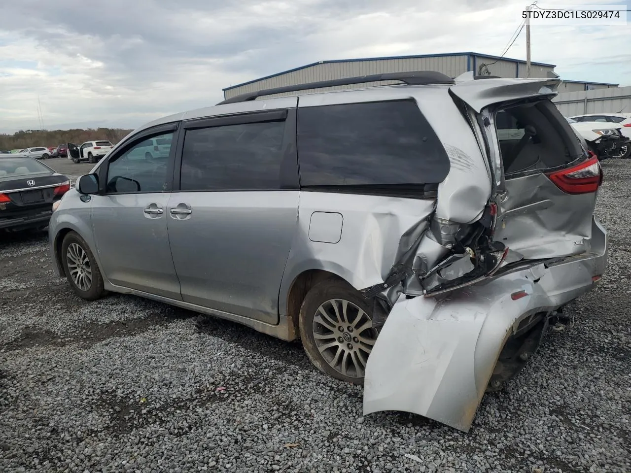 2020 Toyota Sienna Xle VIN: 5TDYZ3DC1LS029474 Lot: 79620474