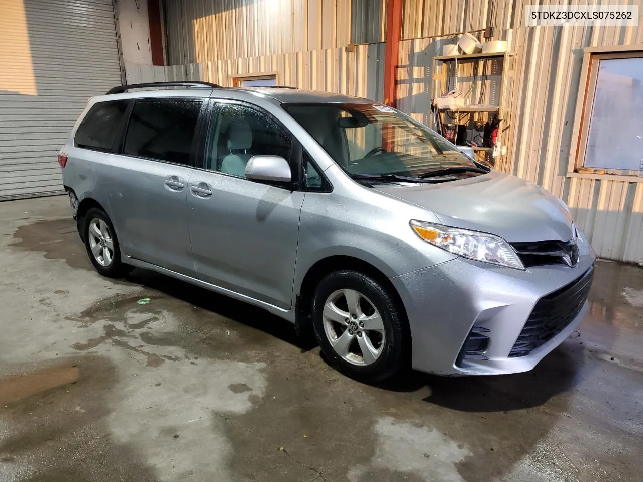 2020 Toyota Sienna Le VIN: 5TDKZ3DCXLS075262 Lot: 79952294