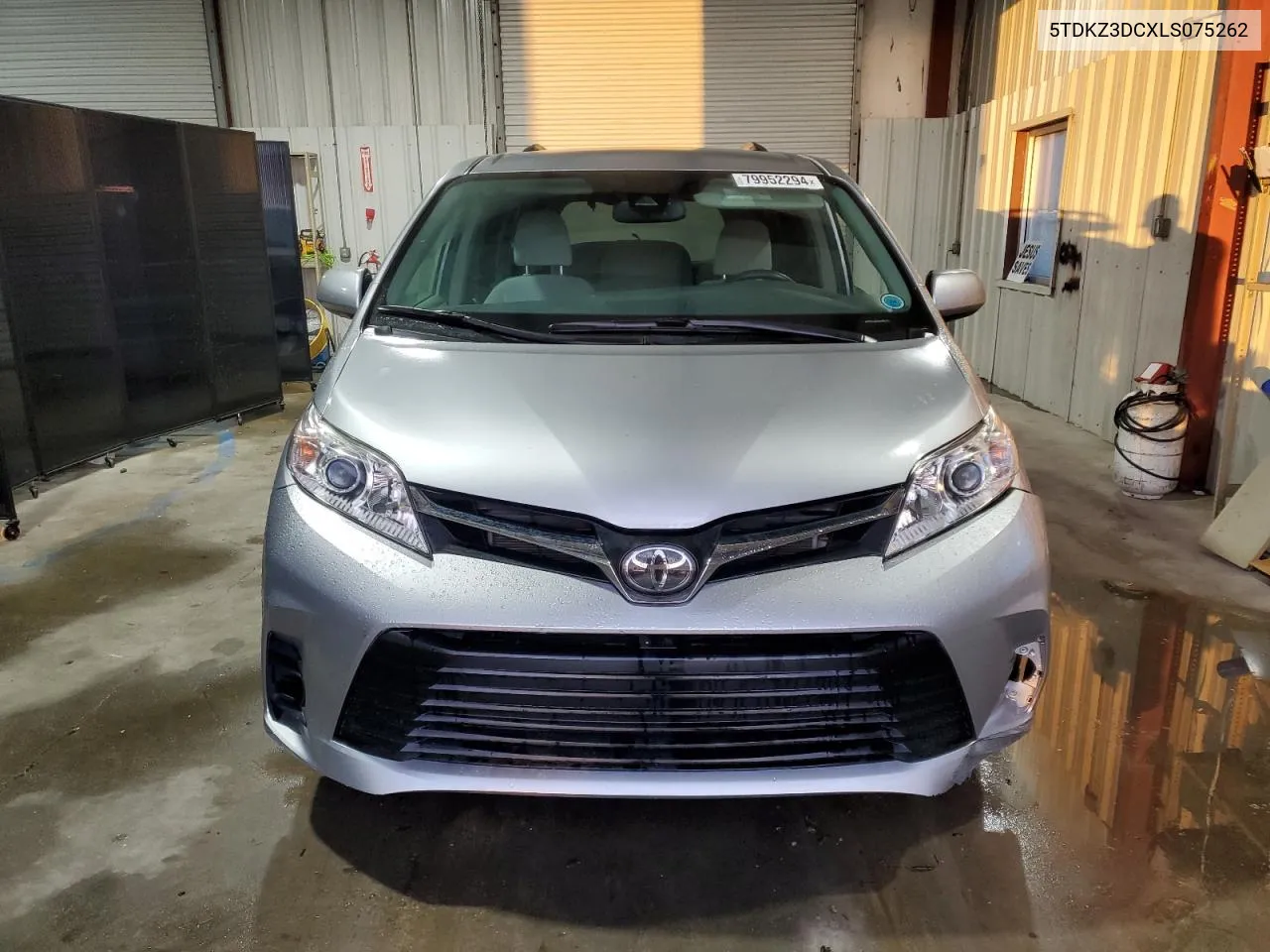 2020 Toyota Sienna Le VIN: 5TDKZ3DCXLS075262 Lot: 79952294