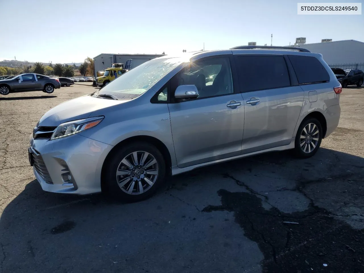 2020 Toyota Sienna Xle VIN: 5TDDZ3DC5LS249540 Lot: 81187254