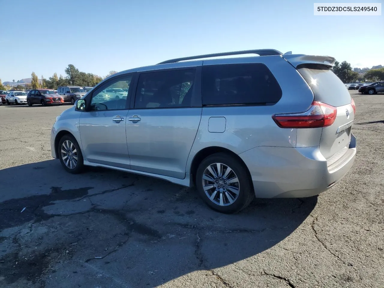 2020 Toyota Sienna Xle VIN: 5TDDZ3DC5LS249540 Lot: 81187254