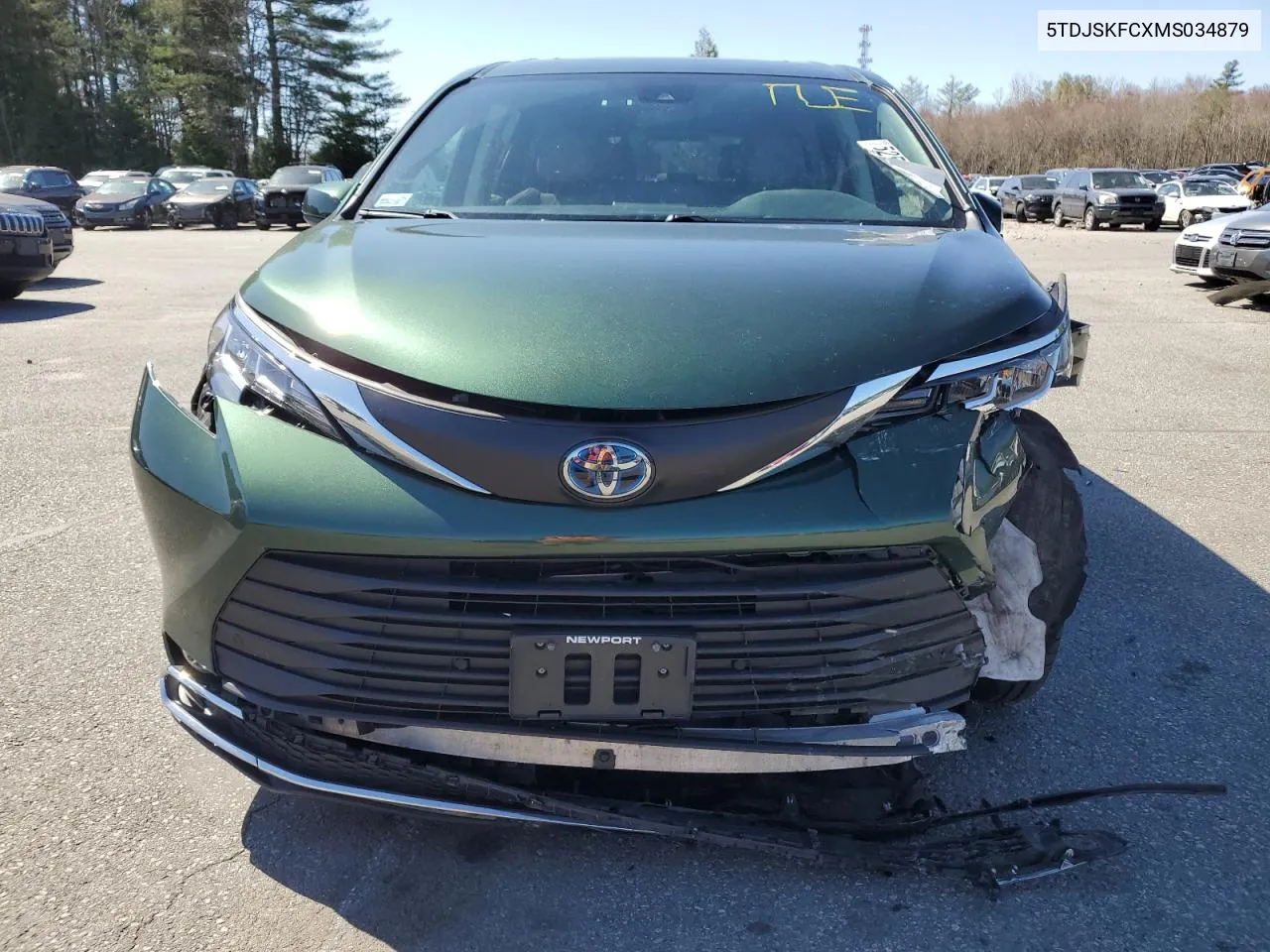 5TDJSKFCXMS034879 2021 Toyota Sienna Xle