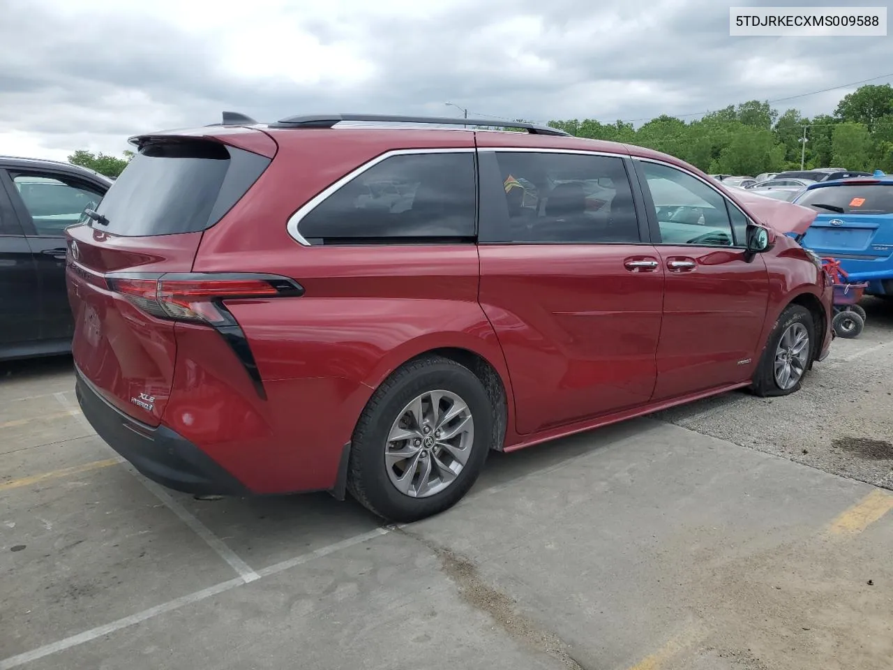 2021 Toyota Sienna Xle VIN: 5TDJRKECXMS009588 Lot: 54420374