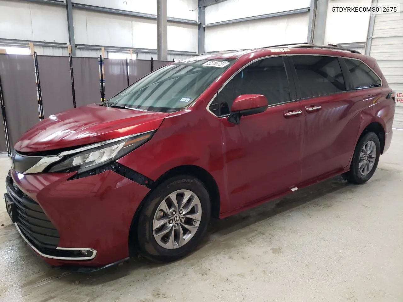 2021 Toyota Sienna Xle VIN: 5TDYRKEC0MS012675 Lot: 64467854