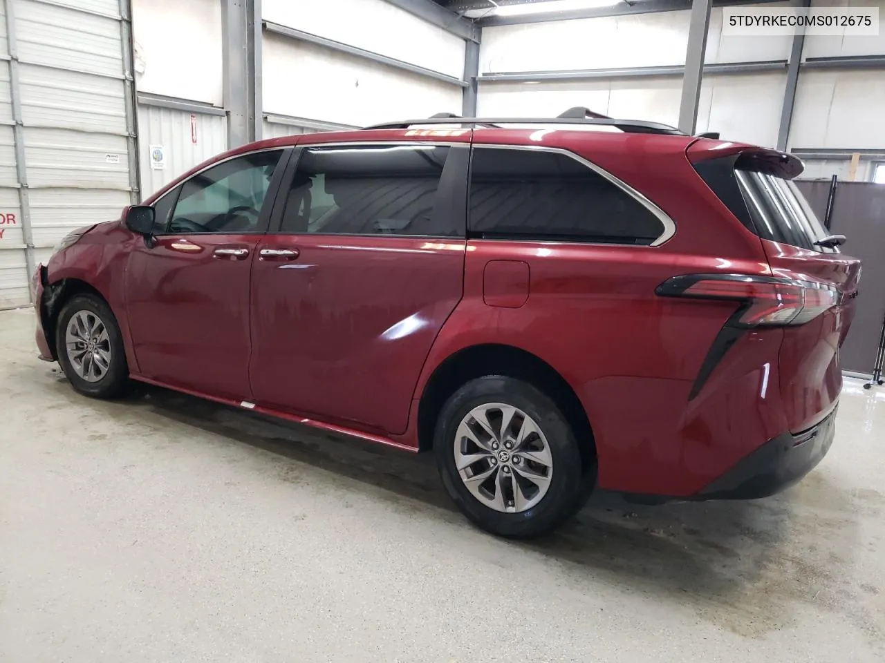 2021 Toyota Sienna Xle VIN: 5TDYRKEC0MS012675 Lot: 64467854