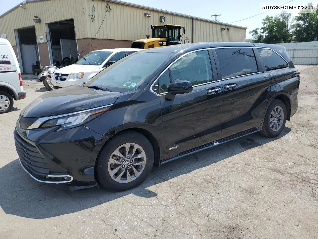 2021 Toyota Sienna Xle VIN: 5TDYSKFC1MS023204 Lot: 65991394