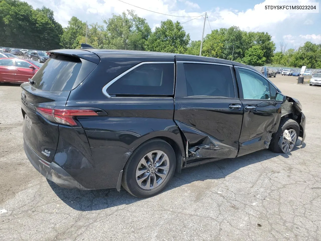 2021 Toyota Sienna Xle VIN: 5TDYSKFC1MS023204 Lot: 65991394