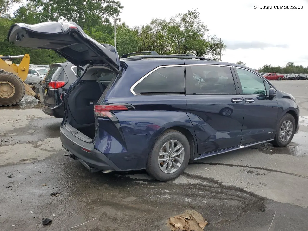 2021 Toyota Sienna Xle VIN: 5TDJSKFC8MS022908 Lot: 66186944