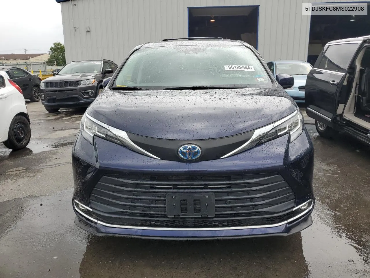 2021 Toyota Sienna Xle VIN: 5TDJSKFC8MS022908 Lot: 66186944