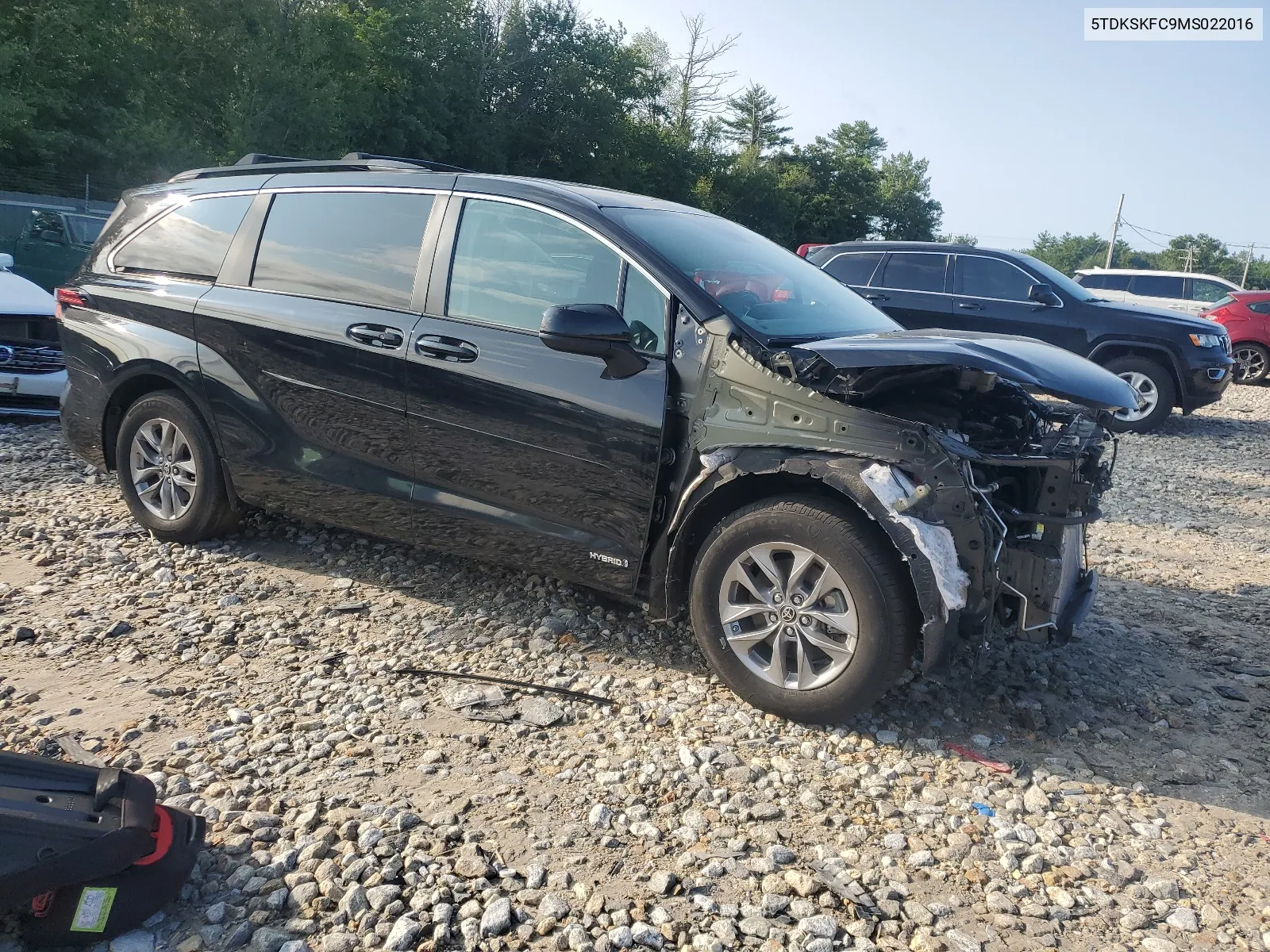 2021 Toyota Sienna Le VIN: 5TDKSKFC9MS022016 Lot: 66819774