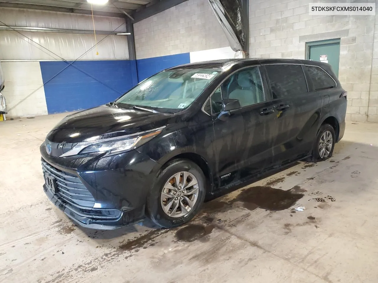 2021 Toyota Sienna Le VIN: 5TDKSKFCXMS014040 Lot: 68322934