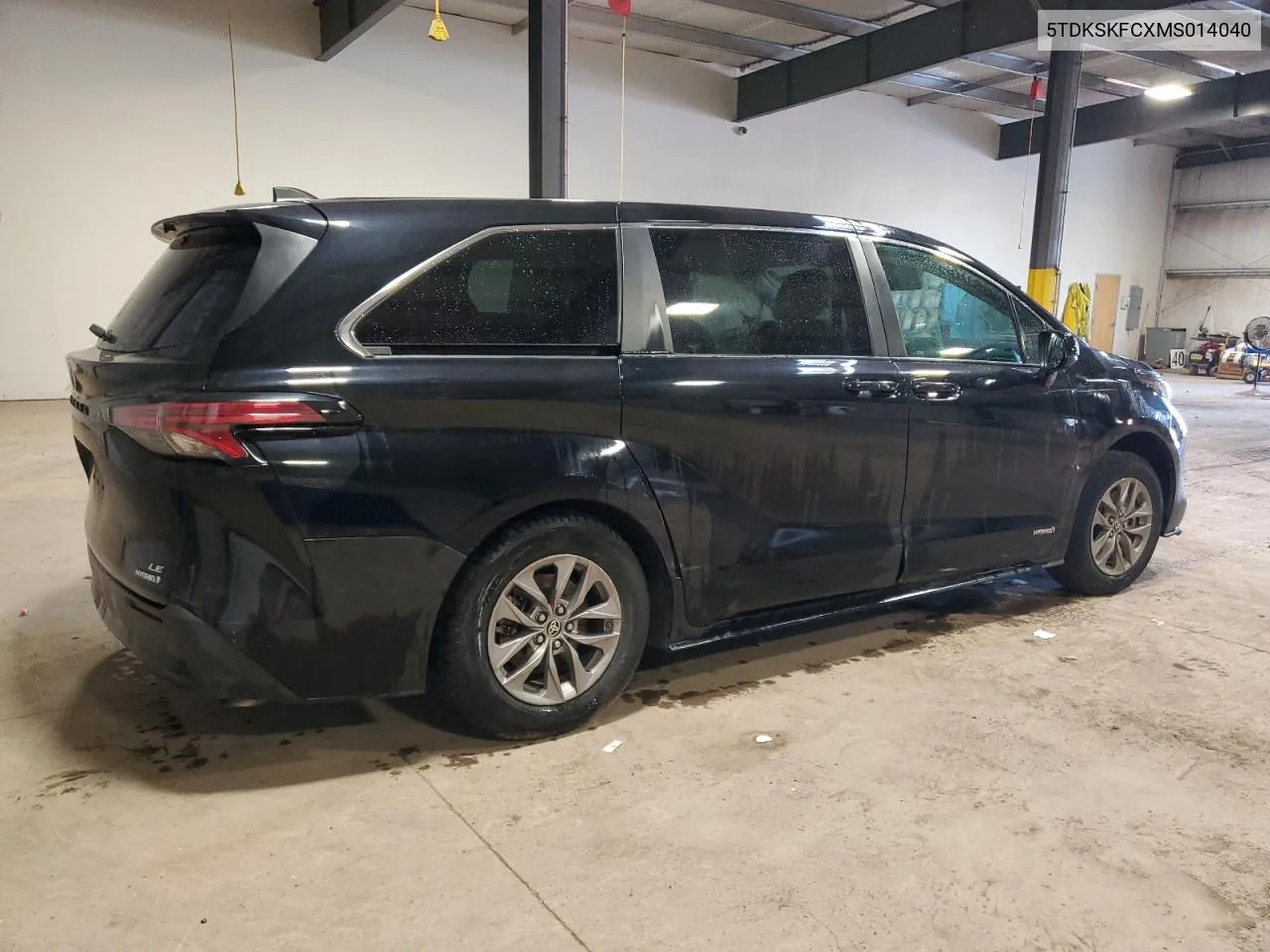 2021 Toyota Sienna Le VIN: 5TDKSKFCXMS014040 Lot: 68322934