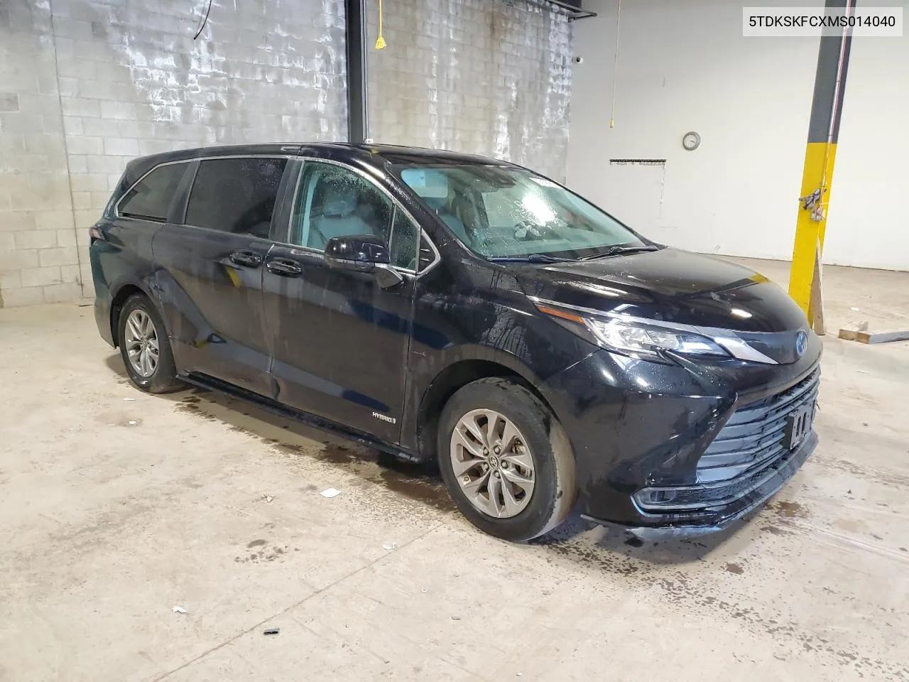 2021 Toyota Sienna Le VIN: 5TDKSKFCXMS014040 Lot: 68322934