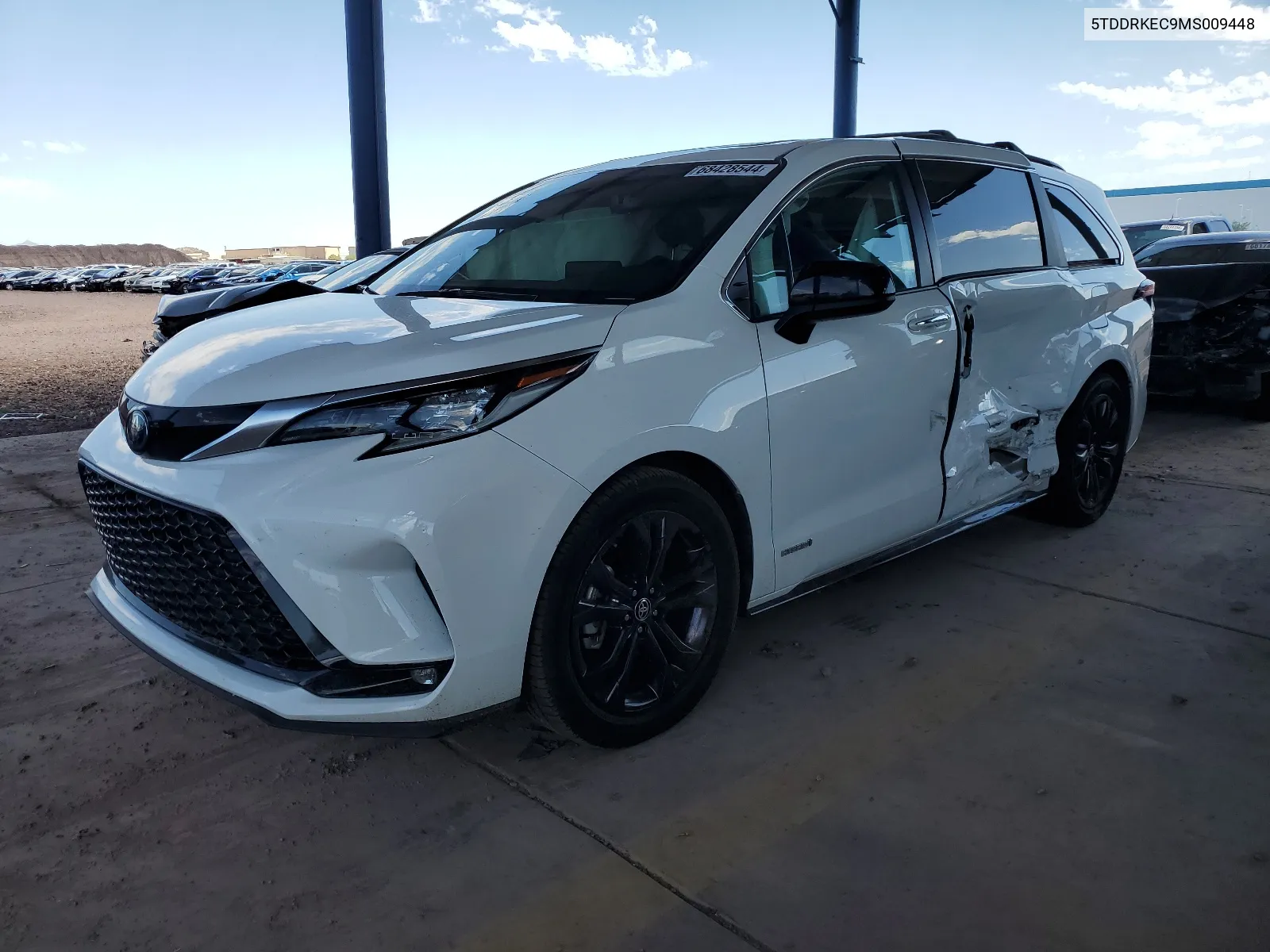 2021 Toyota Sienna Xse VIN: 5TDDRKEC9MS009448 Lot: 68428544