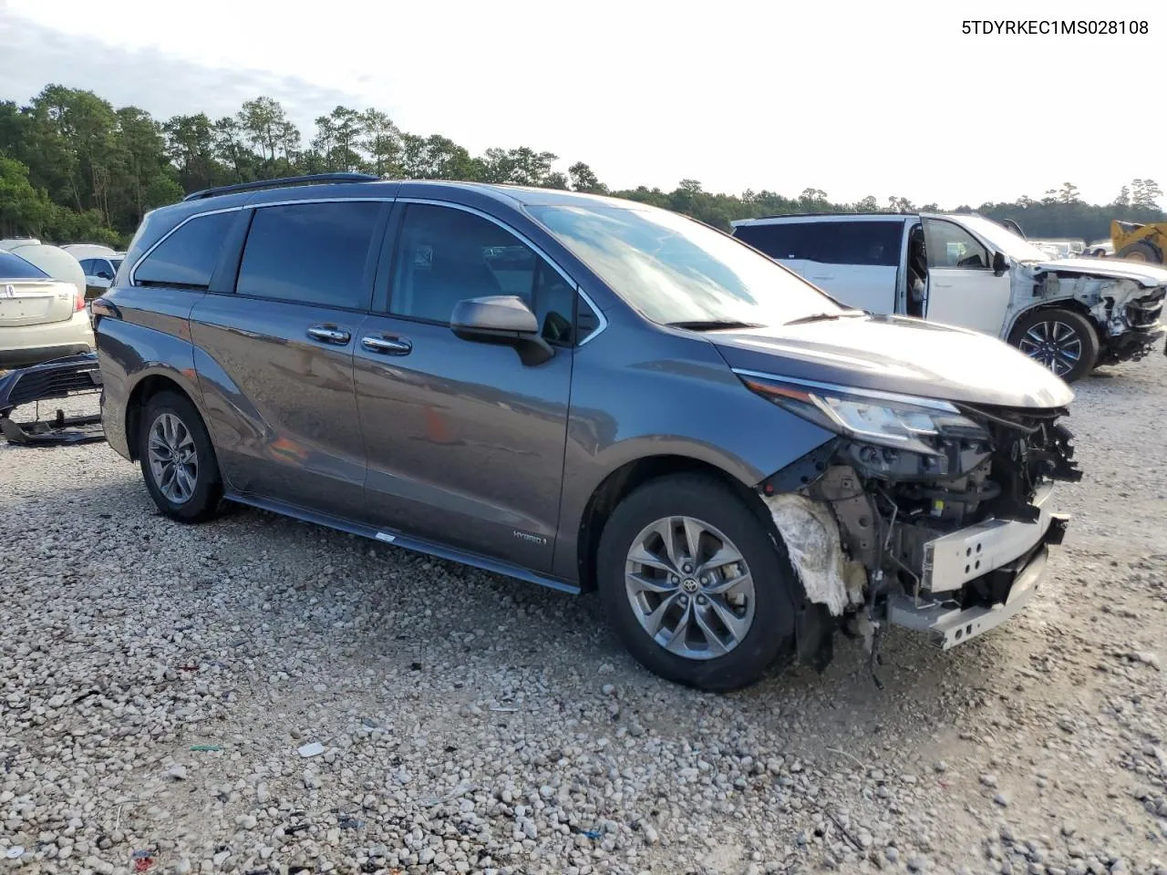 2021 Toyota Sienna Xle VIN: 5TDYRKEC1MS028108 Lot: 69966564