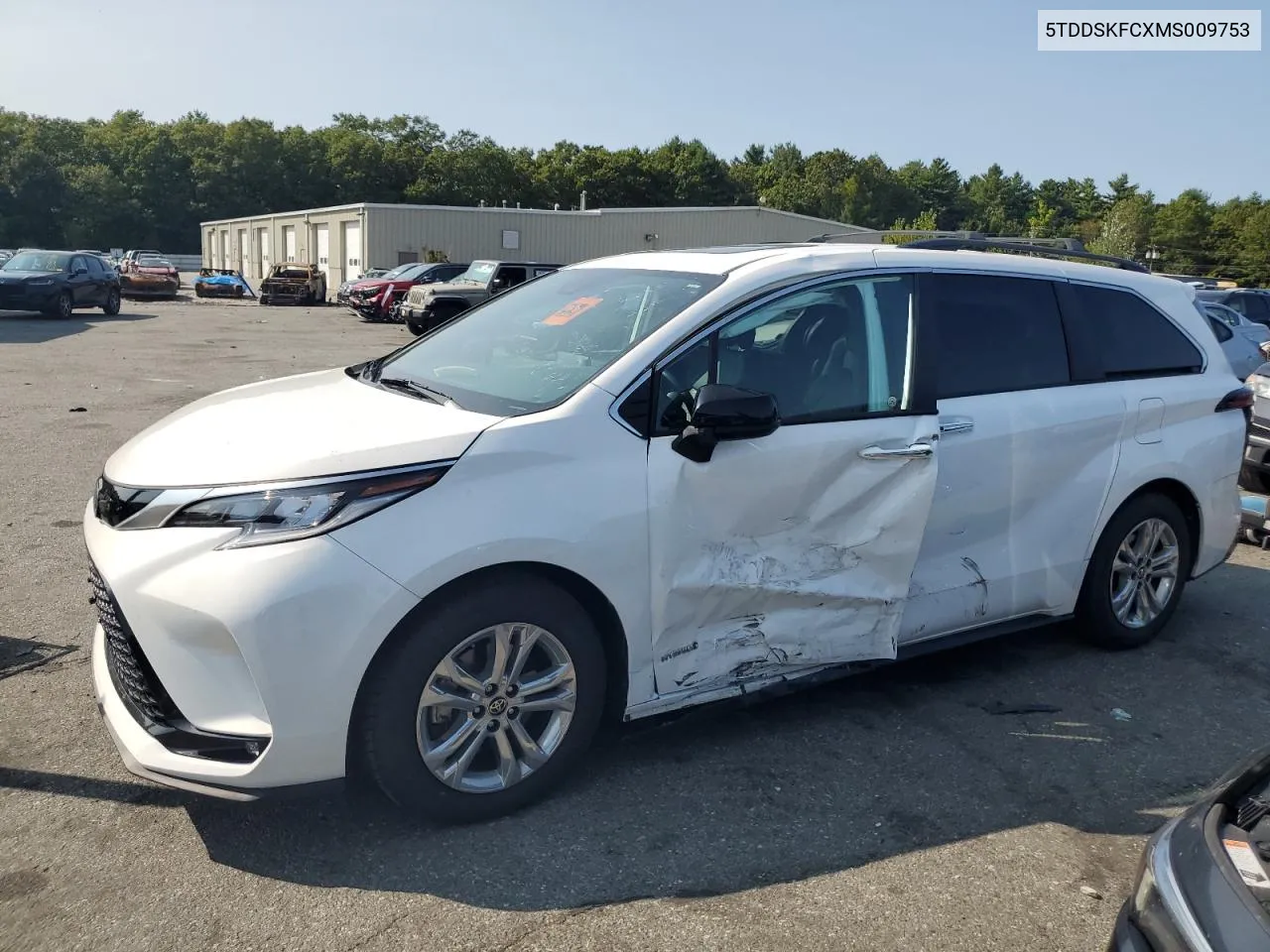 2021 Toyota Sienna Xse VIN: 5TDDSKFCXMS009753 Lot: 70317654