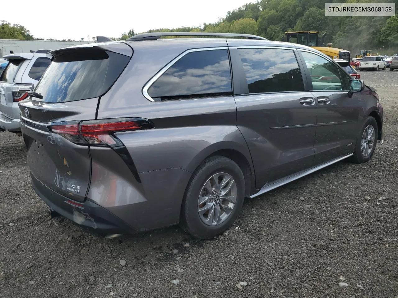 2021 Toyota Sienna Xle VIN: 5TDJRKEC5MS068158 Lot: 70822754