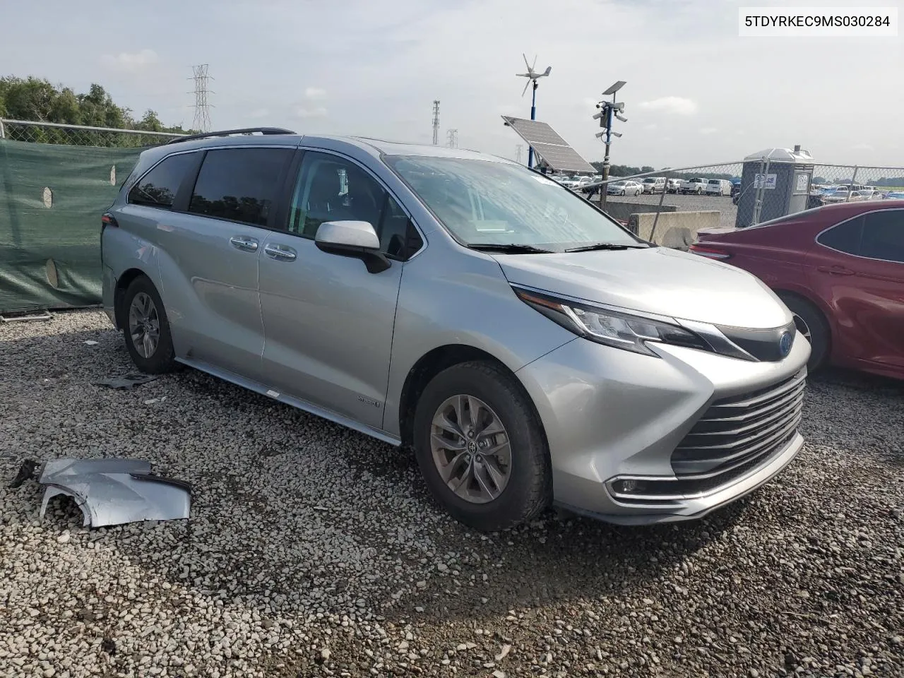 2021 Toyota Sienna Xle VIN: 5TDYRKEC9MS030284 Lot: 71424174