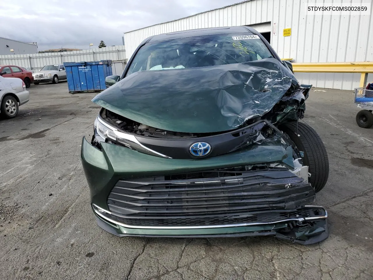 5TDYSKFC0MS002859 2021 Toyota Sienna Xle