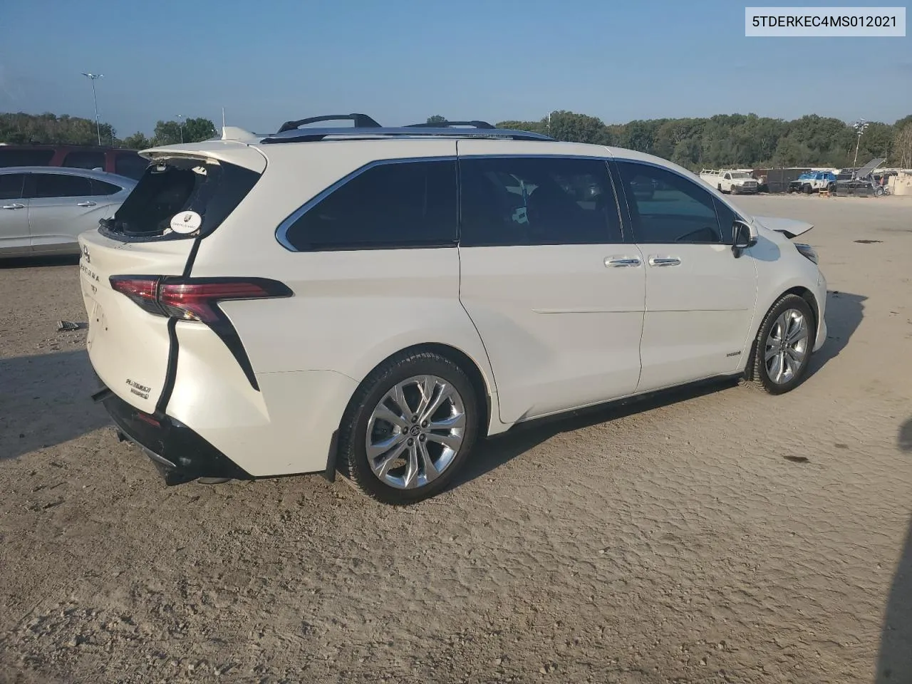 2021 Toyota Sienna Limited VIN: 5TDERKEC4MS012021 Lot: 72164284