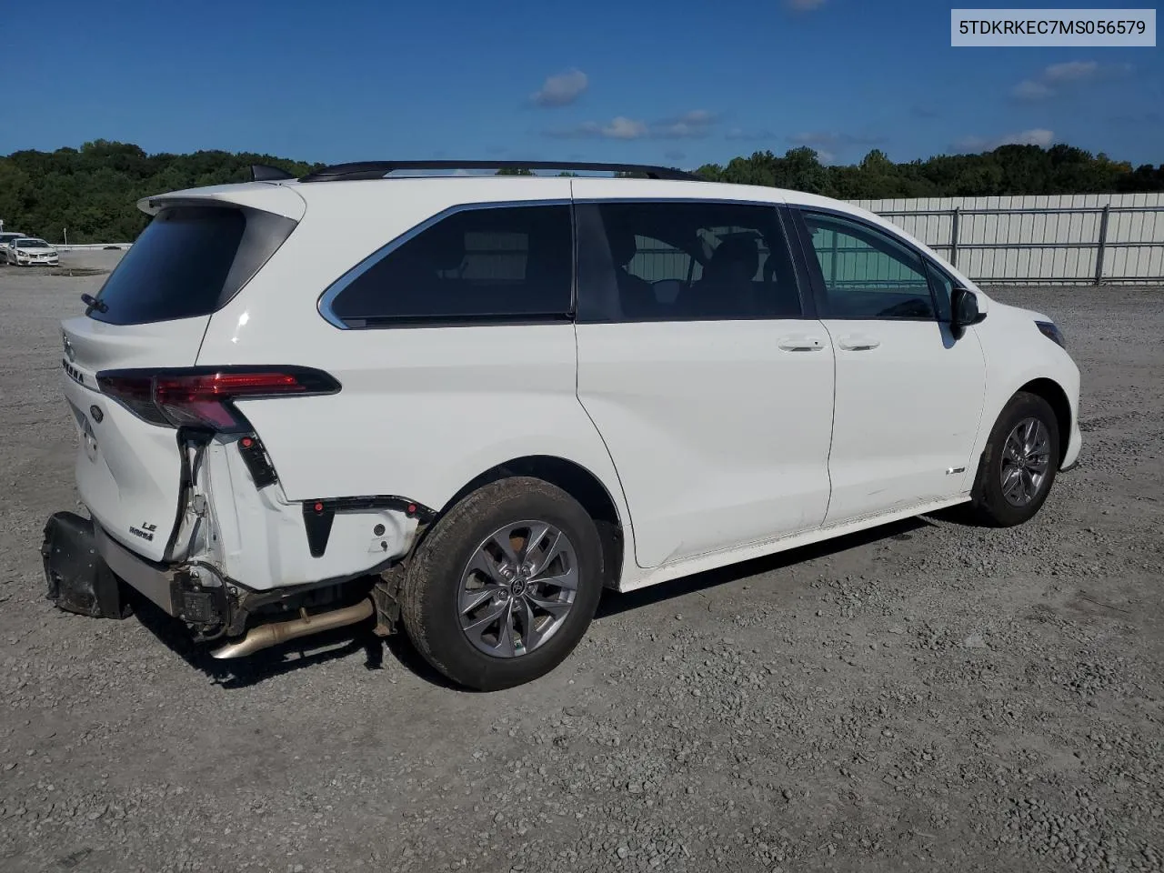 5TDKRKEC7MS056579 2021 Toyota Sienna Le