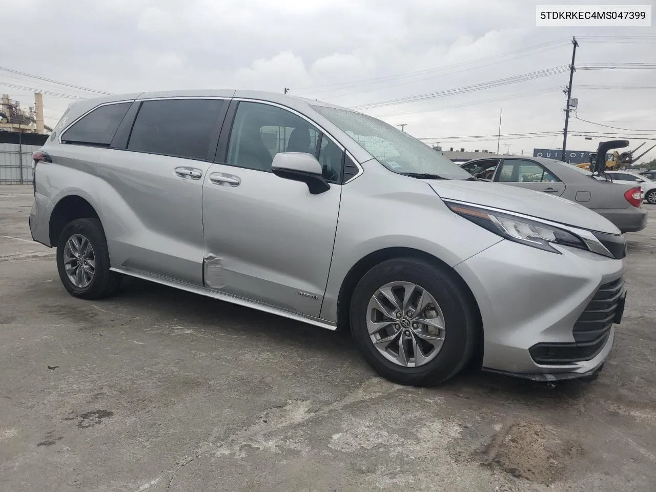 2021 Toyota Sienna Le VIN: 5TDKRKEC4MS047399 Lot: 72258144