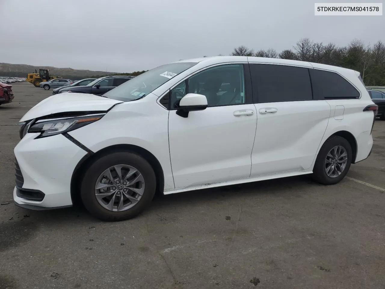 2021 Toyota Sienna Le VIN: 5TDKRKEC7MS041578 Lot: 72546044