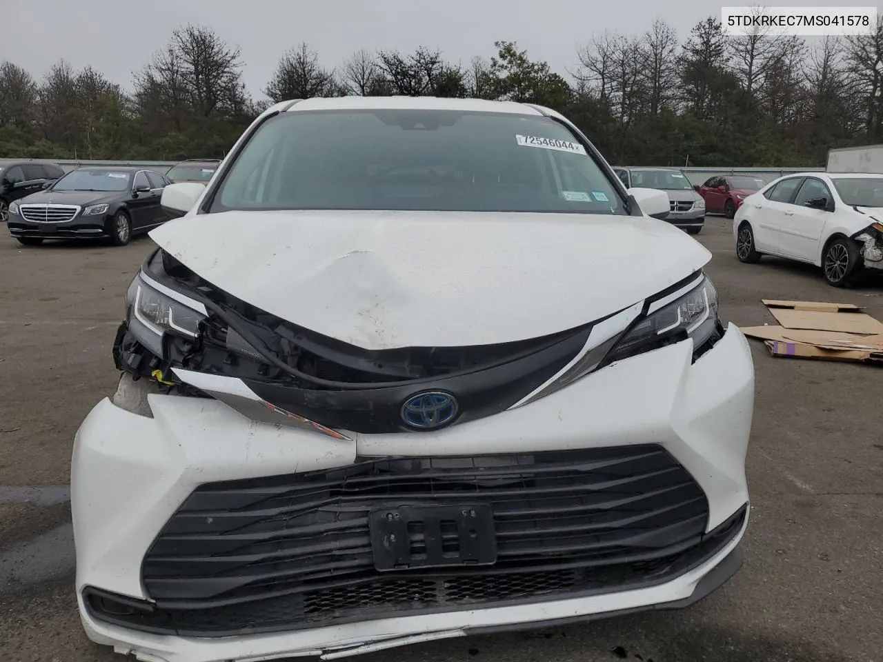 5TDKRKEC7MS041578 2021 Toyota Sienna Le