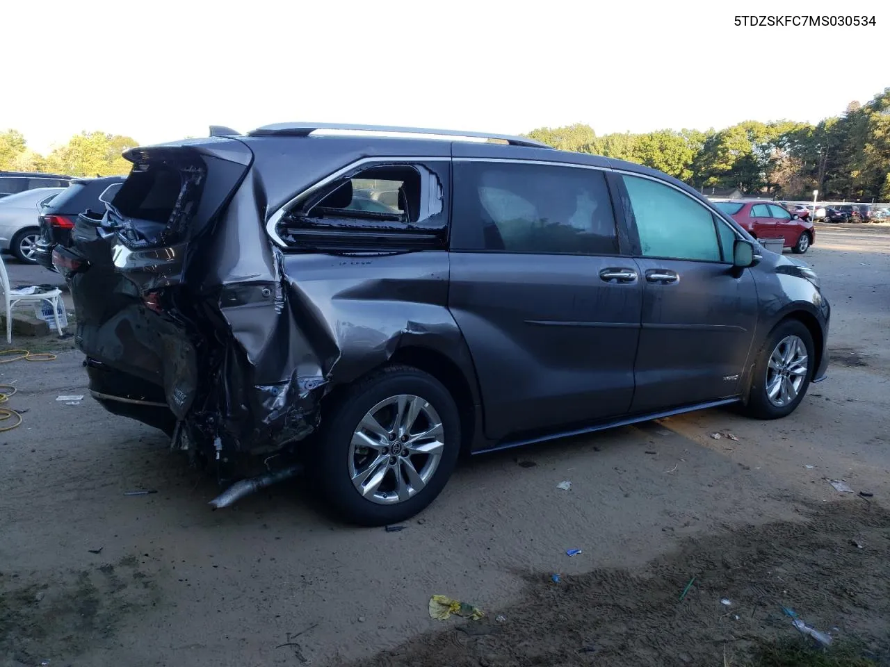 2021 Toyota Sienna Limited VIN: 5TDZSKFC7MS030534 Lot: 72980414