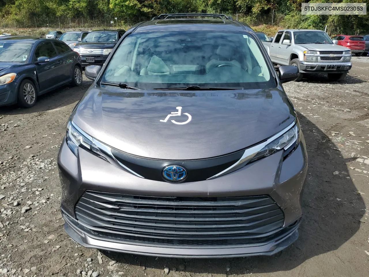 2021 Toyota Sienna Xle VIN: 5TDJSKFC4MS023053 Lot: 73636224