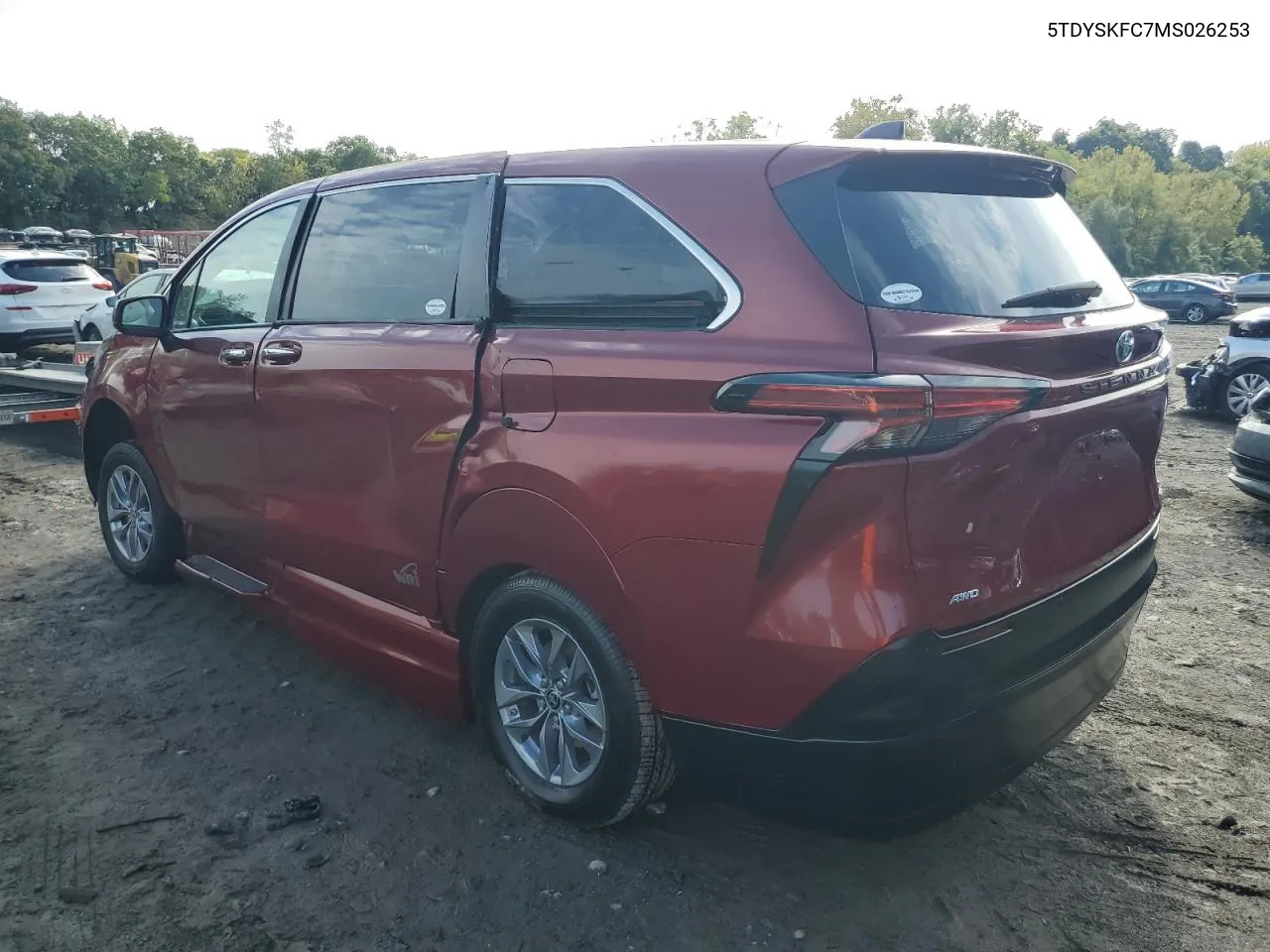 2021 Toyota Sienna Xle VIN: 5TDYSKFC7MS026253 Lot: 73636634