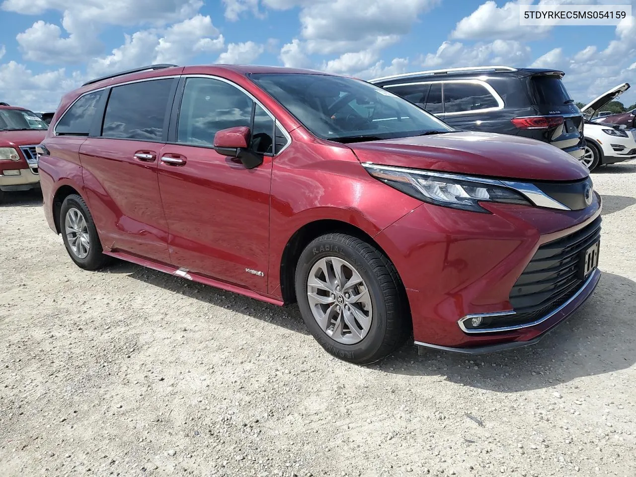 5TDYRKEC5MS054159 2021 Toyota Sienna Xle