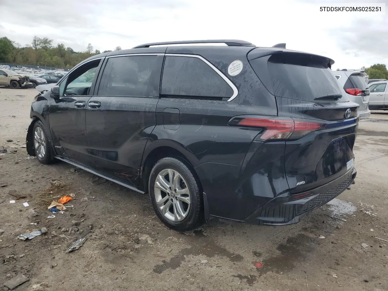 2021 Toyota Sienna Xse VIN: 5TDDSKFC0MS025251 Lot: 73786264