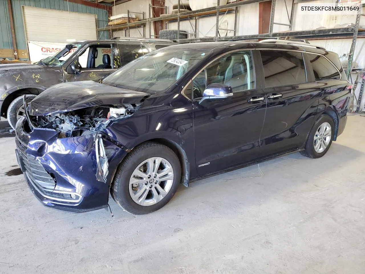 5TDESKFC8MS011649 2021 Toyota Sienna Limited