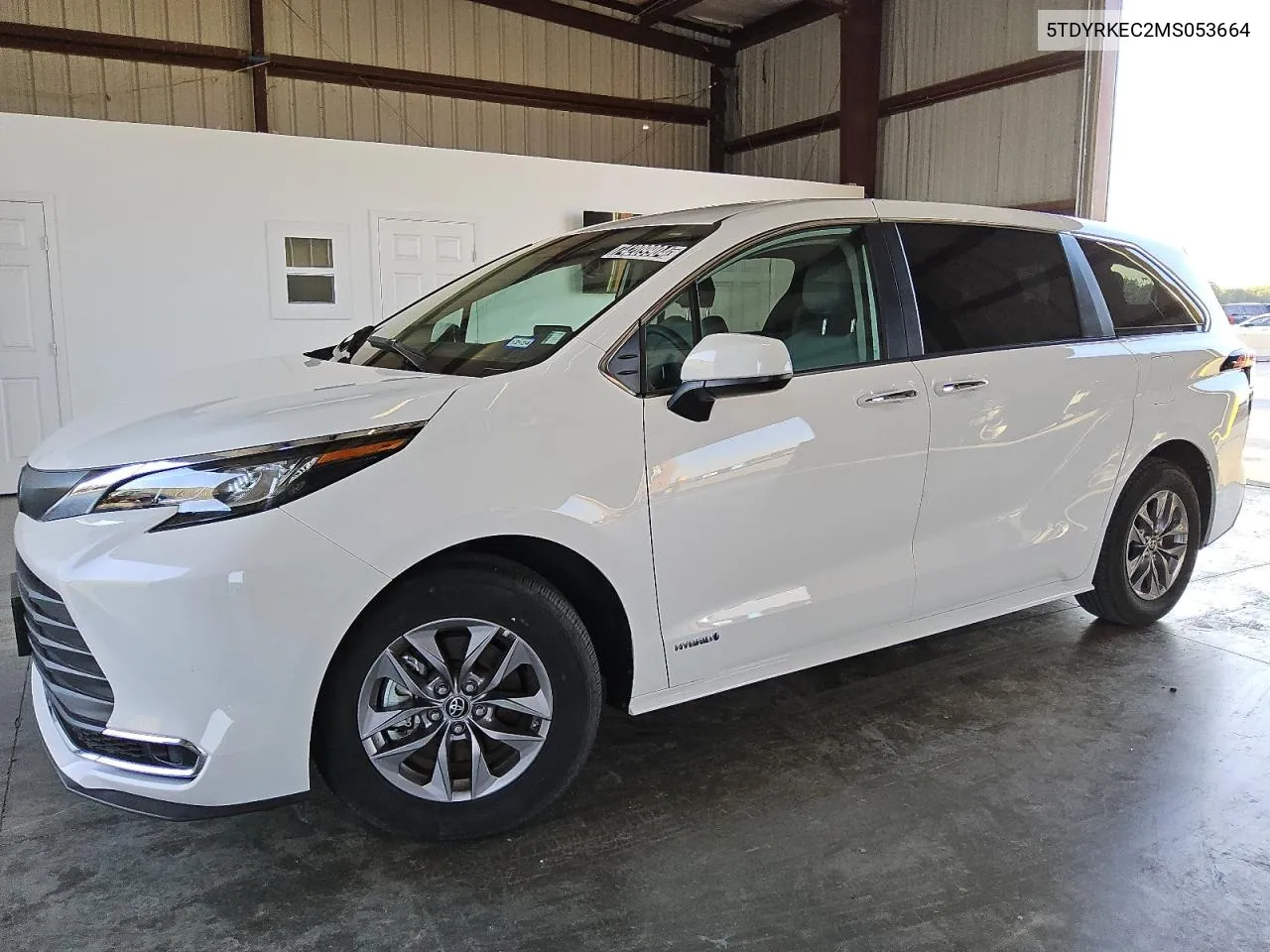 2021 Toyota Sienna Xle VIN: 5TDYRKEC2MS053664 Lot: 74209904