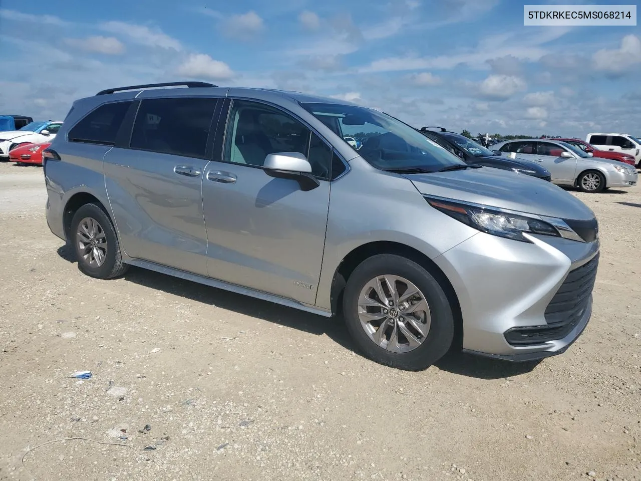 2021 Toyota Sienna Le VIN: 5TDKRKEC5MS068214 Lot: 74280724