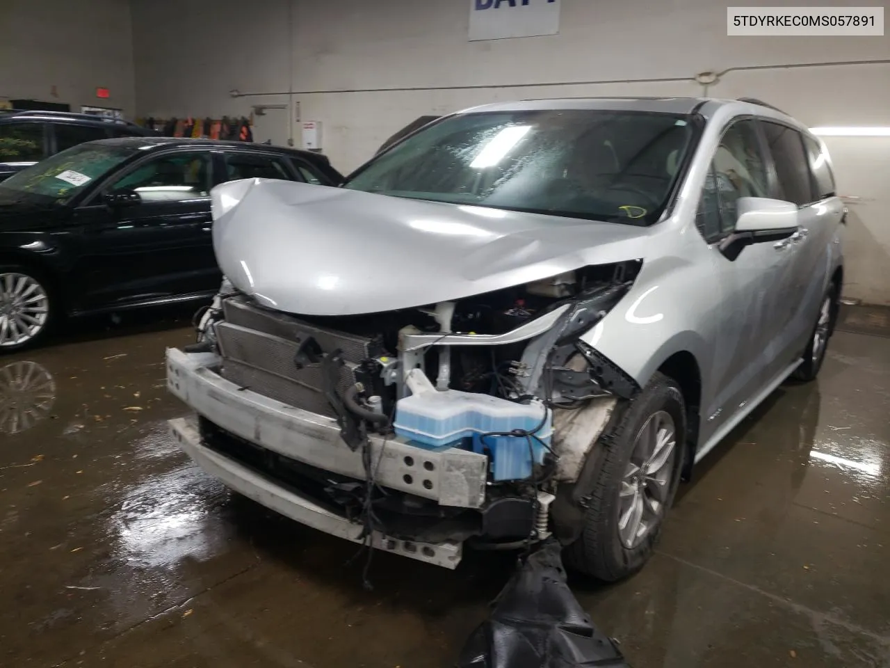 2021 Toyota Sienna Xle VIN: 5TDYRKEC0MS057891 Lot: 74696984