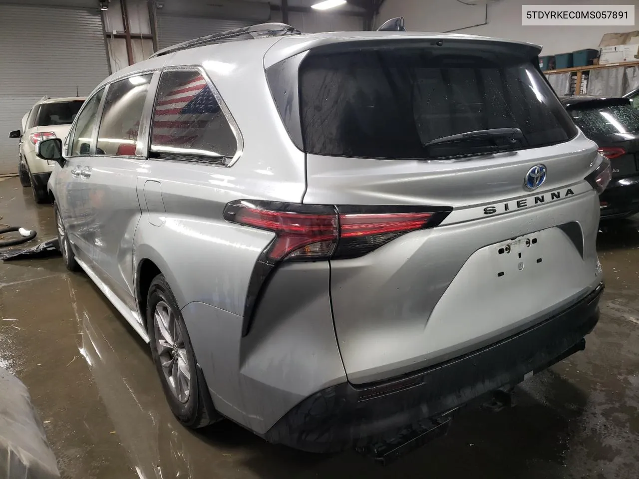 2021 Toyota Sienna Xle VIN: 5TDYRKEC0MS057891 Lot: 74696984