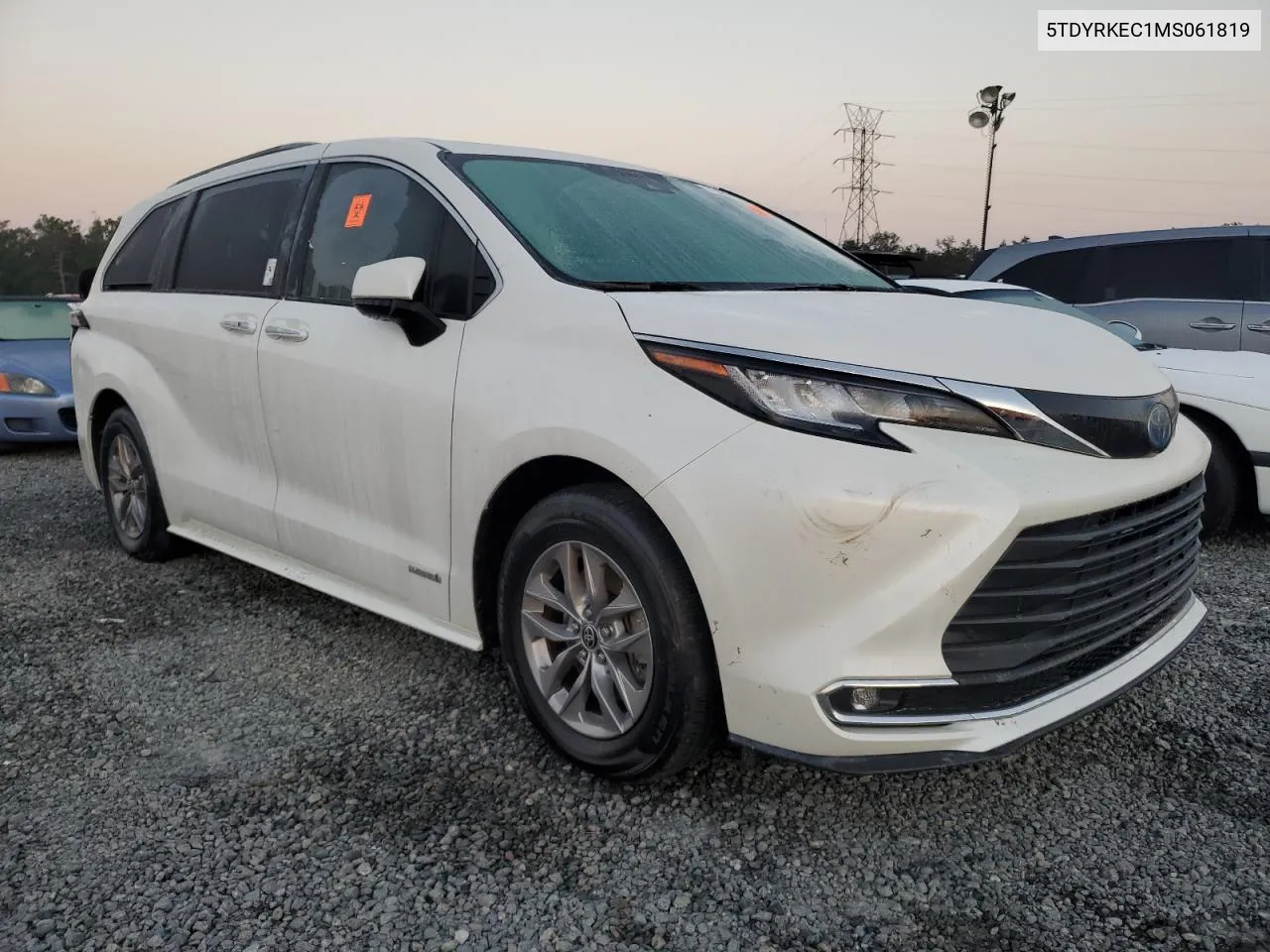 2021 Toyota Sienna Xle VIN: 5TDYRKEC1MS061819 Lot: 75086164