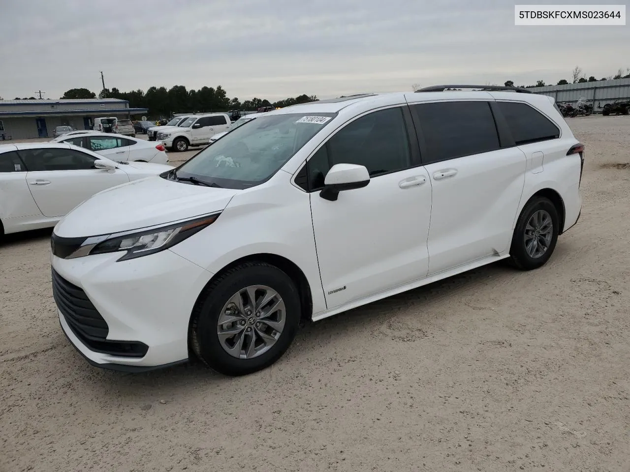 2021 Toyota Sienna Le VIN: 5TDBSKFCXMS023644 Lot: 75180104