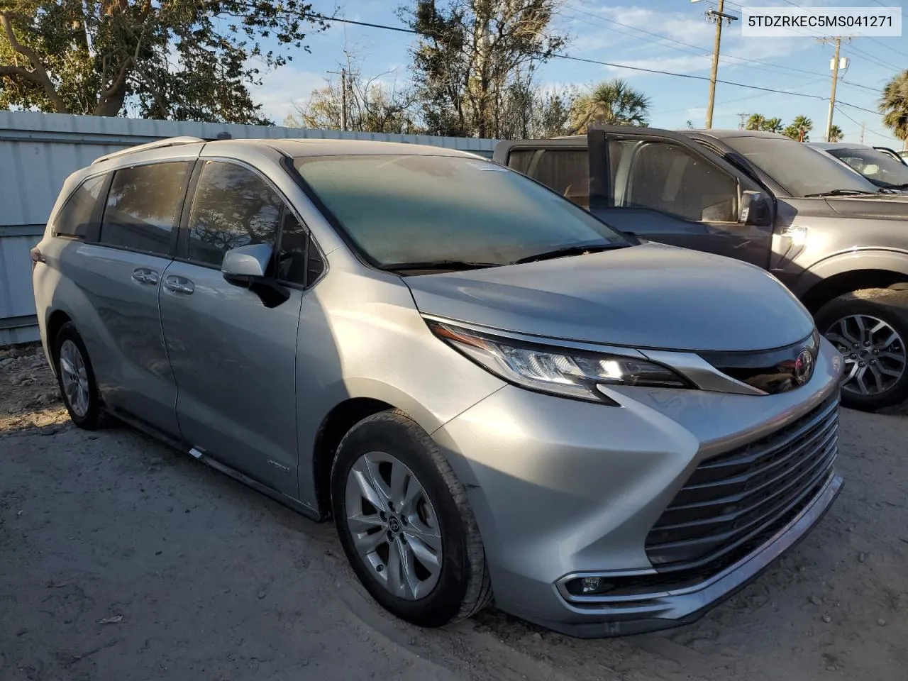 5TDZRKEC5MS041271 2021 Toyota Sienna Limited