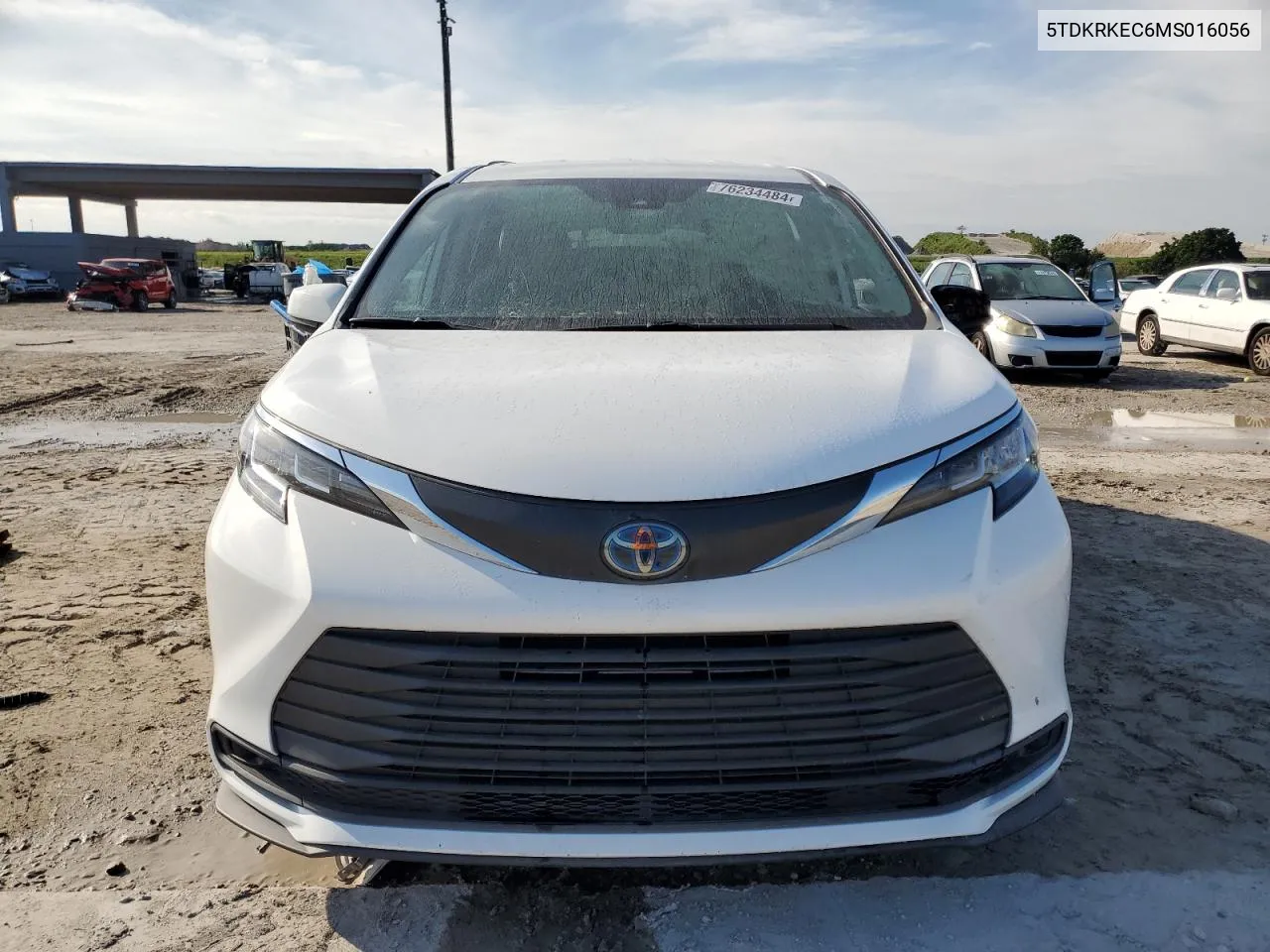 2021 Toyota Sienna Le VIN: 5TDKRKEC6MS016056 Lot: 76234484