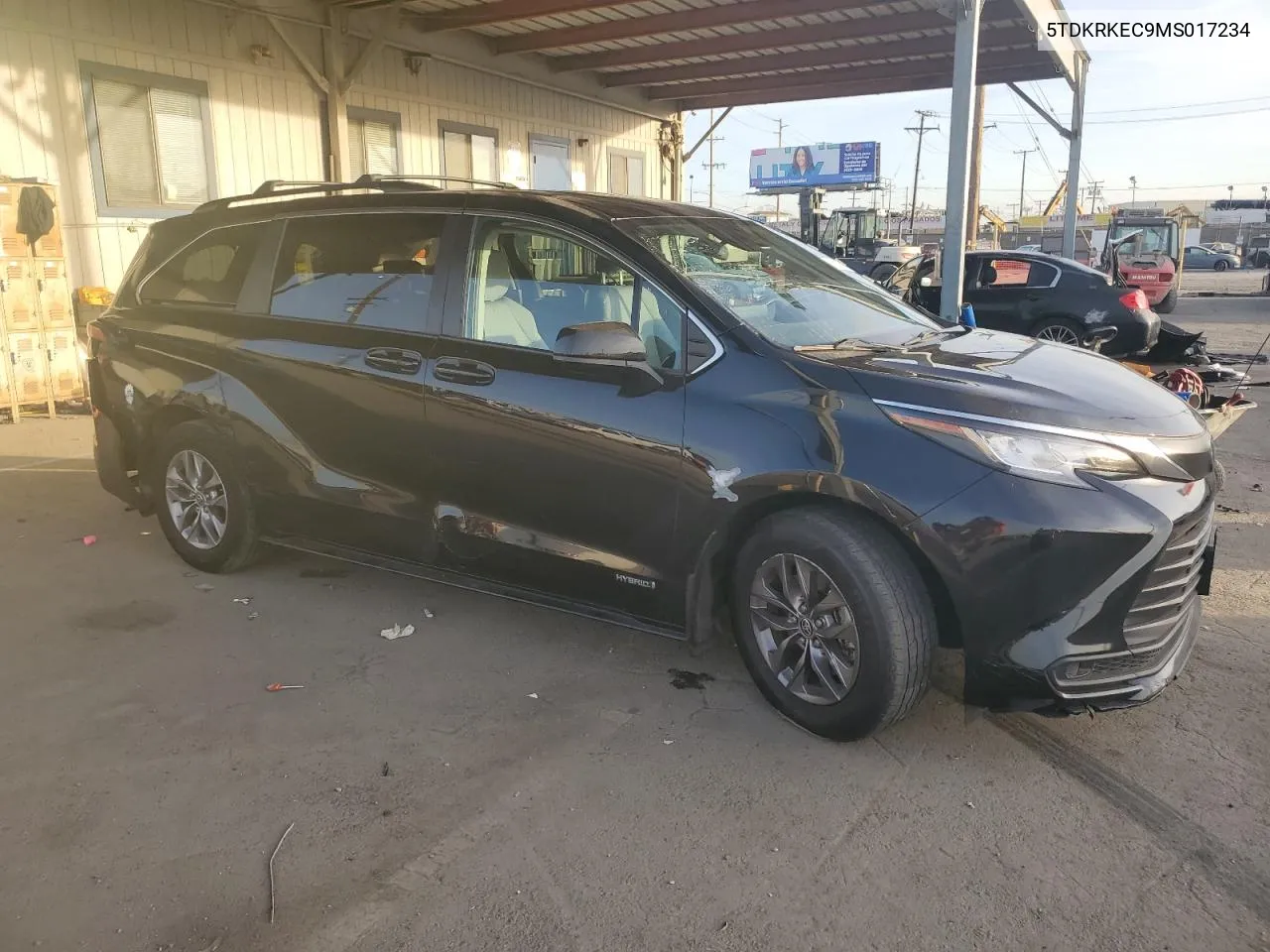 2021 Toyota Sienna Le VIN: 5TDKRKEC9MS017234 Lot: 79214974