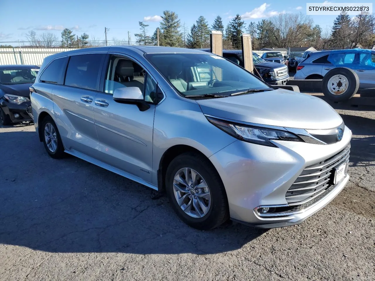 2021 Toyota Sienna Xle VIN: 5TDYRKECXMS022873 Lot: 79518024