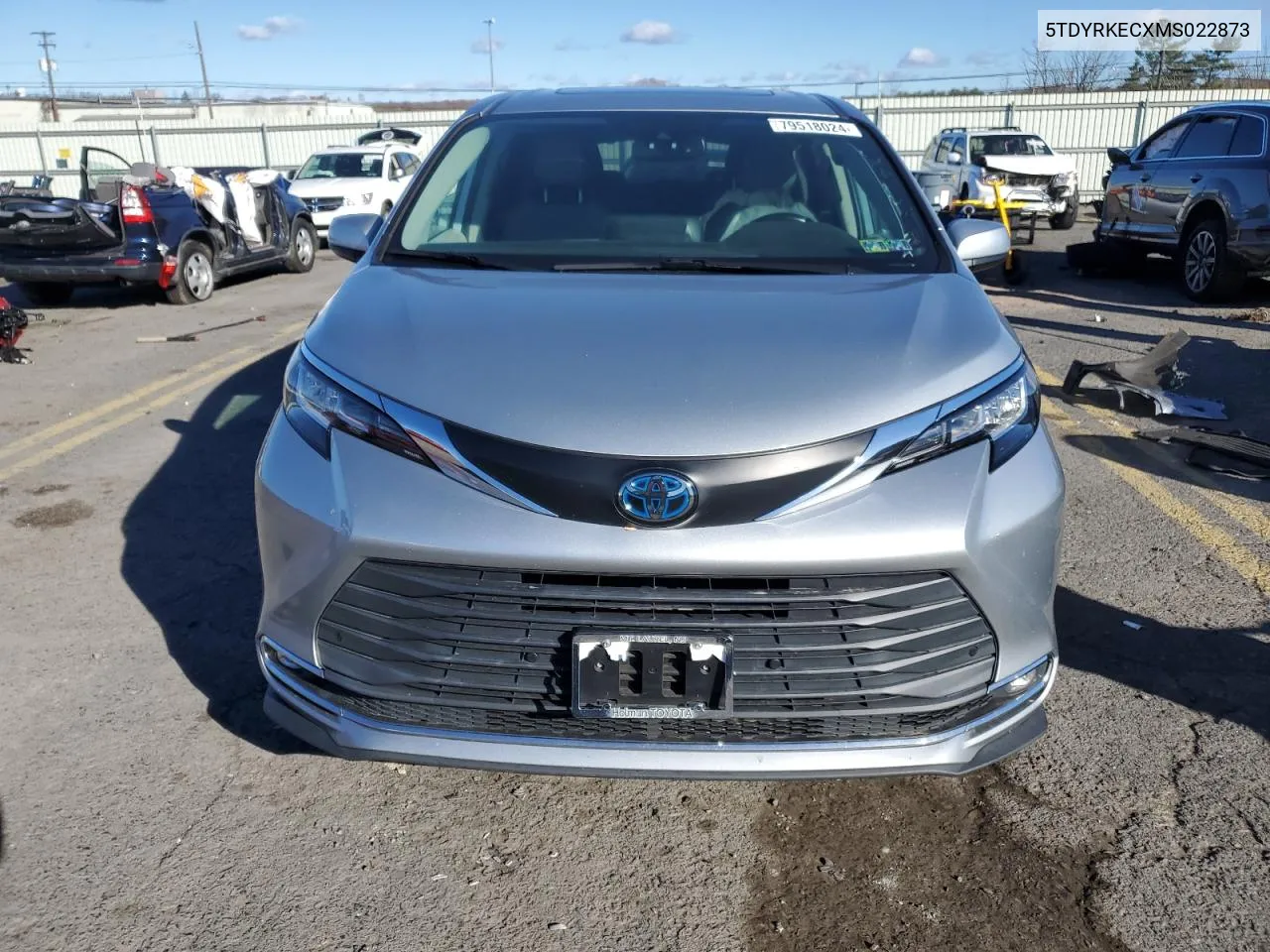 2021 Toyota Sienna Xle VIN: 5TDYRKECXMS022873 Lot: 79518024