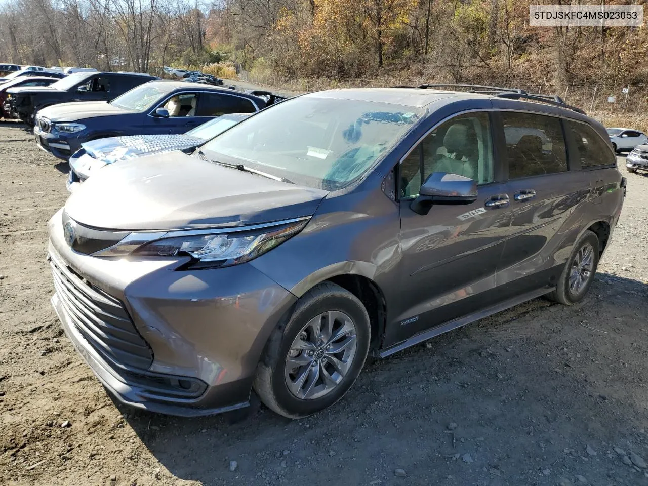 2021 Toyota Sienna Xle VIN: 5TDJSKFC4MS023053 Lot: 79536454