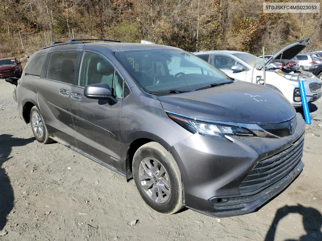 2021 Toyota Sienna Xle VIN: 5TDJSKFC4MS023053 Lot: 79536454