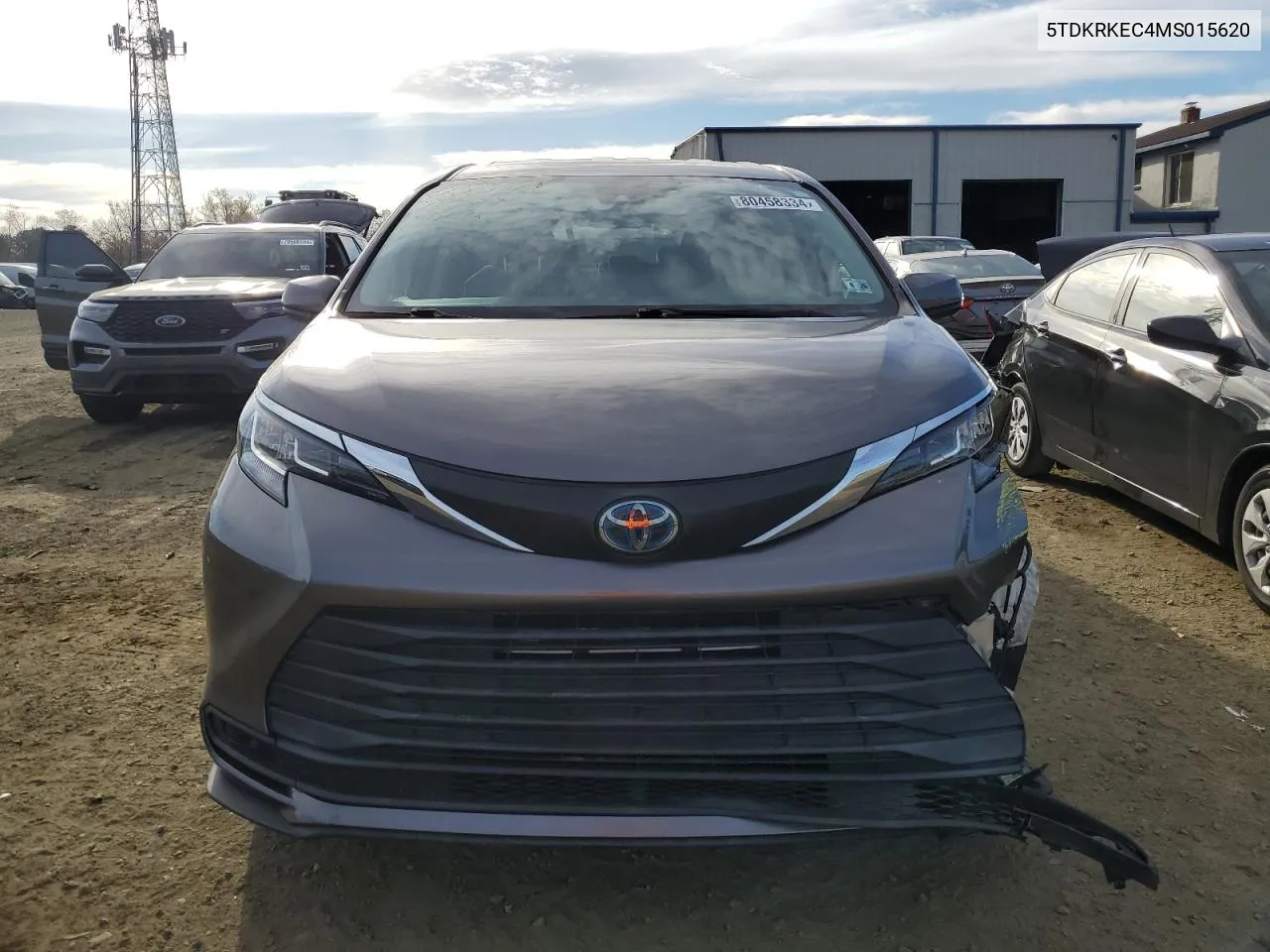 2021 Toyota Sienna Le VIN: 5TDKRKEC4MS015620 Lot: 80458334